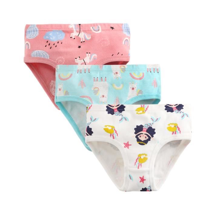 Enfants Filles Culotte 3 Pi ces V tements Fille Slip 100 Coton