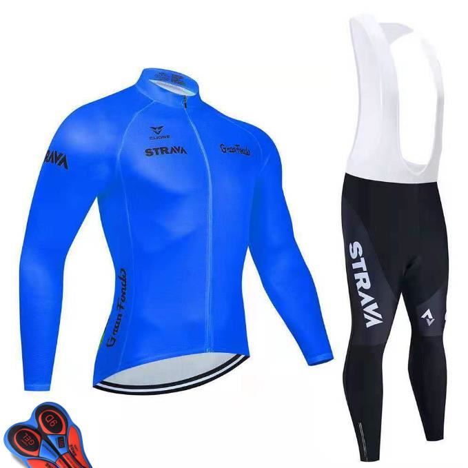 Maillot de cyclisme SPONEED homme à fermeture éclair blanc manches