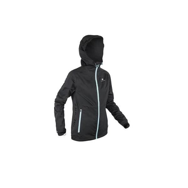 veste imperméable femme raidlight raidshell mp+ - noir - trail - recyclé - confortable