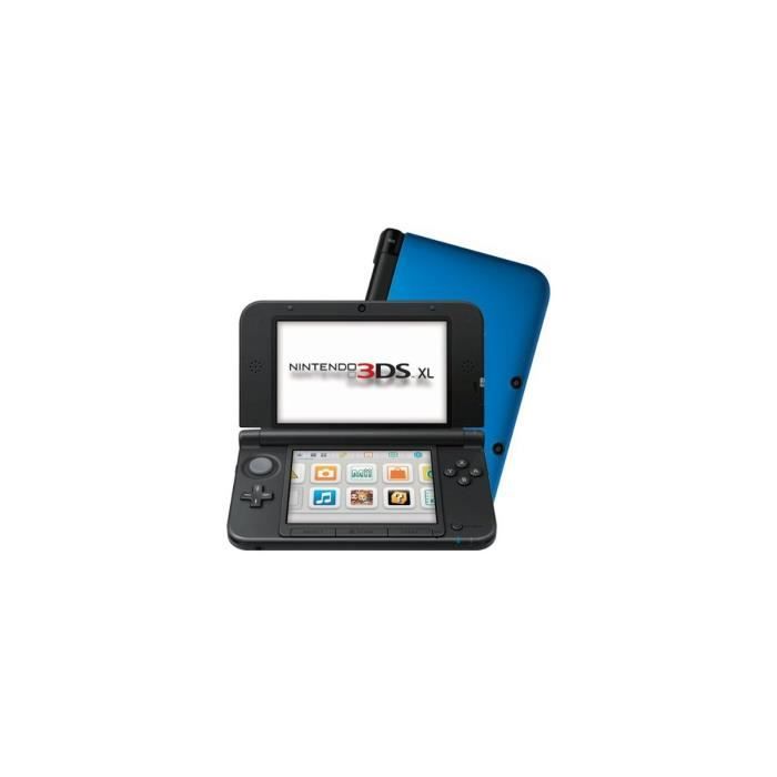 Hardware Nintendo 3DS XL Bleu + Noir Consoles Cdiscount Jeux vidéo