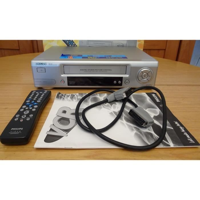 MAGNETOSCOPE PHILIPS VR260 - LECTEUR ENREGISTREUR VHS / K7 / CASSETTE