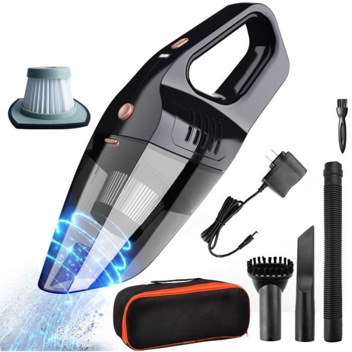 Aspirateur Voiture Sans Fil Puissant 4000Pa | Mini Portable HEPA 2025