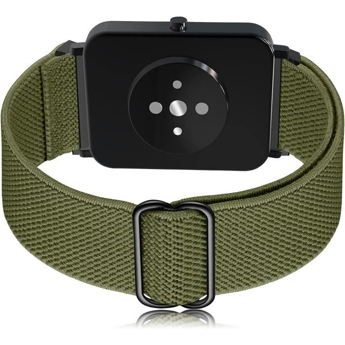 Bracelet De Rechange En Silicone Noir Pour Amazfit GTR 2 Et GTS 2 - Longueur Réglable