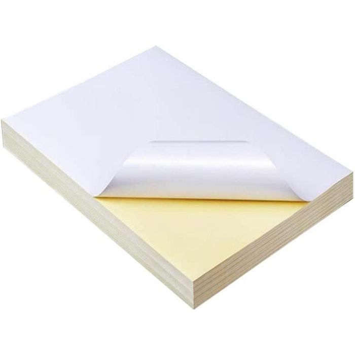 600 étiquettes Autocollantes Blanches - 1,6 X 0,75 Pouces - Pour Adresses, Prix, Classement