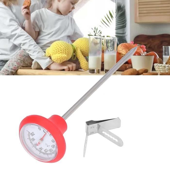 Thermomètre De Four En Acier Inoxydable 0-400°C - Cadran Large Et Lecture Instantanée