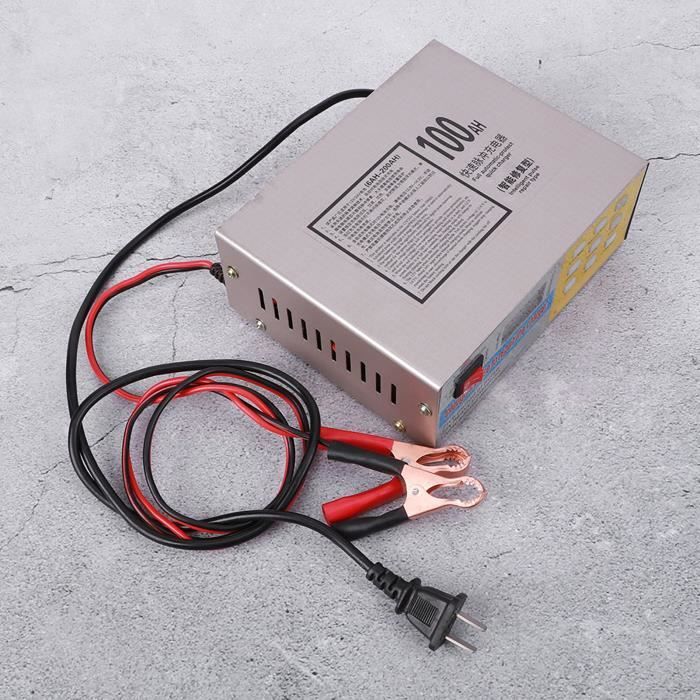 Chargeur De Batterie Auto Intelligent, Ultrixe, Chargeur Batterie Mainteneur Et Automatique Reparation Fonction Portable Avec Ecran Lcd Pour Lithium Plomb Acide Lifepo4 Rouge Noir 83170896