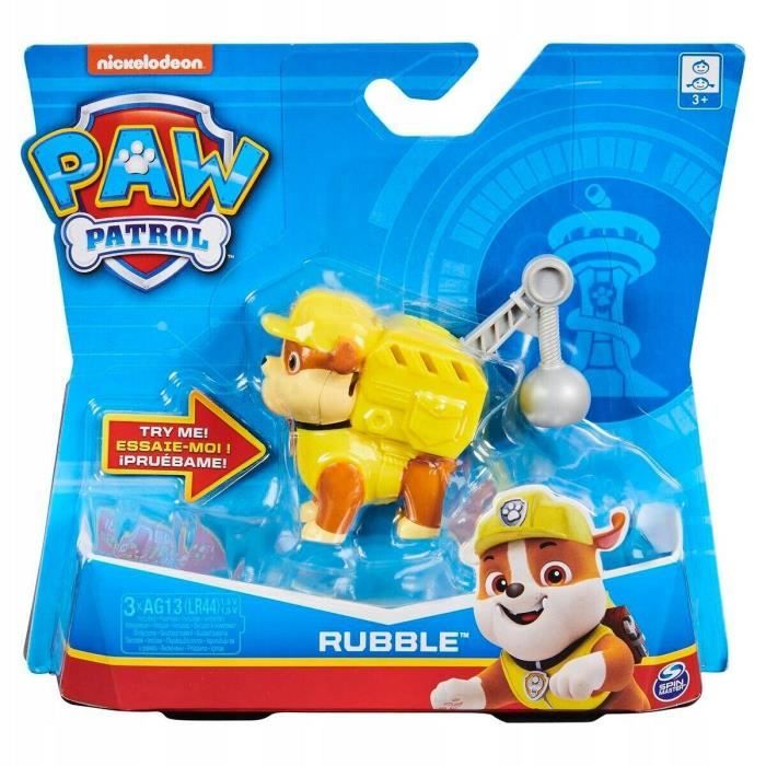 Paw Patrol - Action Pack Pup - Pat' Patrouille - Figurine Ruben 10cm - émet  du son (anglais) - Neuf - Cdiscount Jeux - Jouets