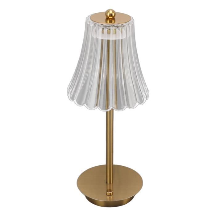 Lampe De Table Fleur, Lampe De Lecture LED, Veilleuse Fleur Rétro Au Chevet, 3 Modes De