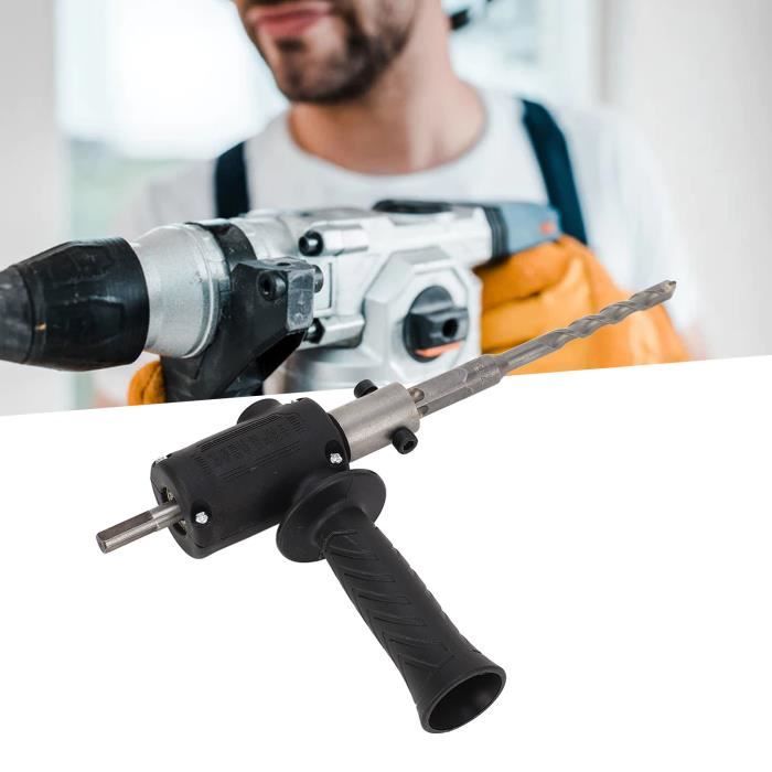 Adaptateur Pour Marteau-perforateur + 4 Forets - Transforme Votre Perceuse-visseuse En Perforateur - Acier Résistant