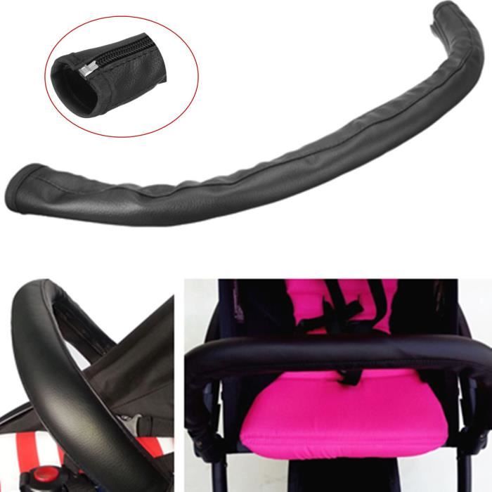 Hongjingda Accessoires De Poussette De Bébé Étui D'accoudoir Housse De Protection pour Manche en Cuir Étuis en Cuir PU Housses De Poignée D'accoudoir De Poussette 