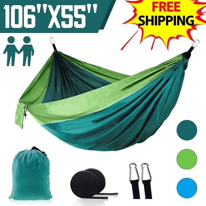 Hamac d'extérieur de camping ultra-léger avec moustiquaire portable