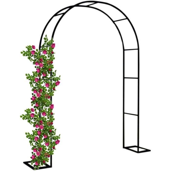Arche De Jardin En Métal 120cm à 350cm - Pour Rosiers Grimpants, Plantes Grimpantes - Résistante Aux Intempéries