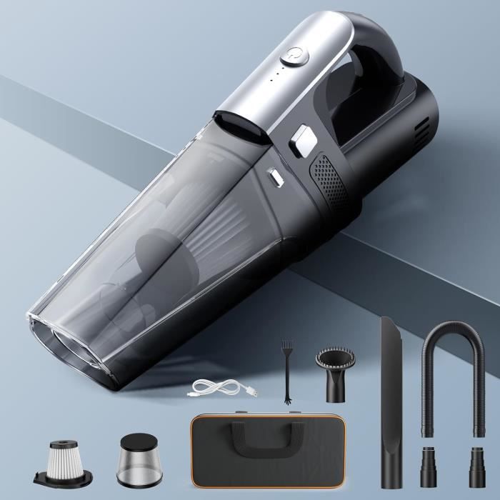 Aspirateur De Voiture Sans Fil PODOOR 13000Pa, 120W, Batterie Rechargeable 12V - Puissant Et Portable, Neuf