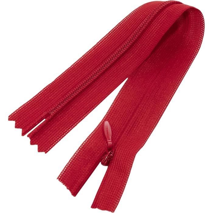 10 Fermetures Éclair Fermées Invisibles, Plusieurs Tailles Et Couleurs Disponibles, N. 3, Fermeture Éclair Fine, Élégante Et Discrète Pour La Couture De Vêtements, Robes, Couture, (22 Cm, 314