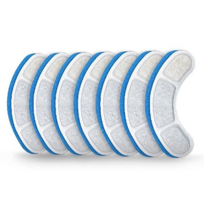 Meilleurs prix pour NEUF 8PCS Filtre pour Fontaine à Chat Remplacement Filtre Blanc Bleu Elément Filtre Distributeur d'Eau pour Chat Filtres DUO