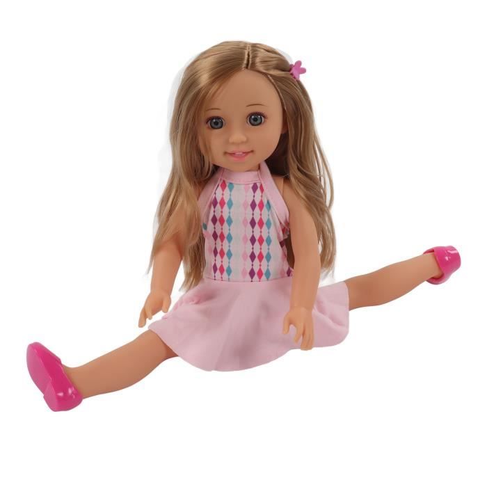 Belle poupée fille en vinyle 15 pouces poupée fille à la mode avec robe  pince à cheveux faire semblant de jouet cadeau jeux poupee - Cdiscount Jeux  - Jouets