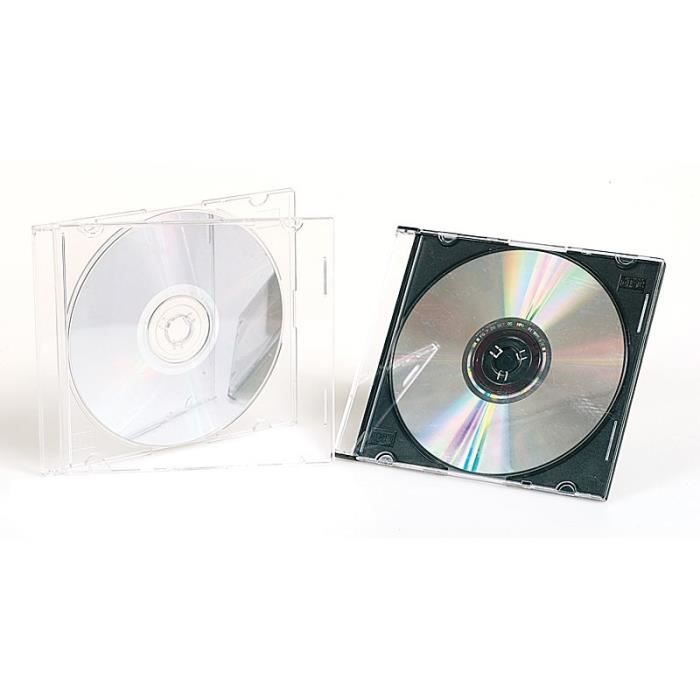 50 boîtiers CD fins - Cdiscount Informatique