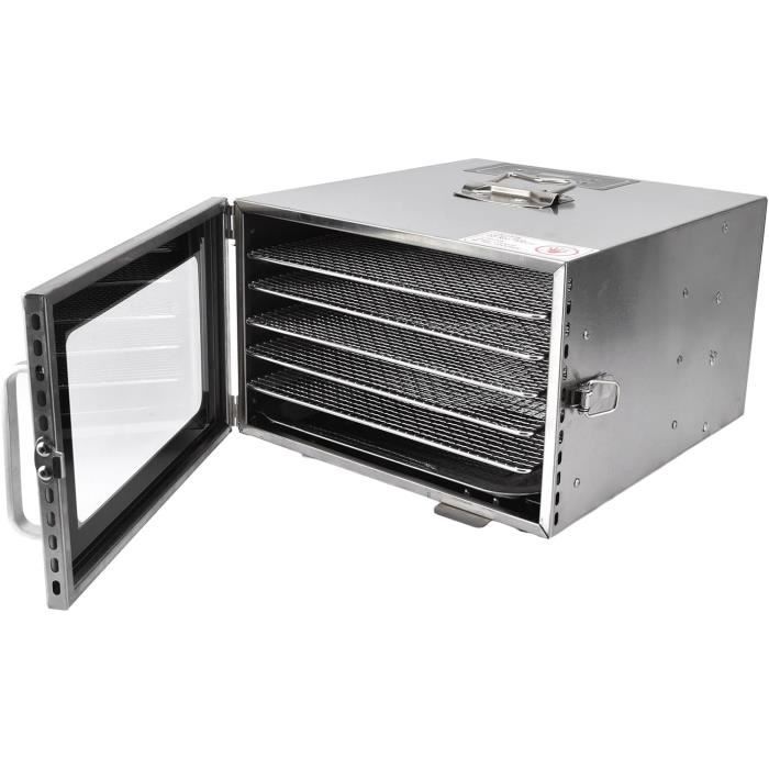 Déshydrateur Alimentaire Ivation 6 Plateaux - Numérique, 400W, Réglable - Noir - Neuf