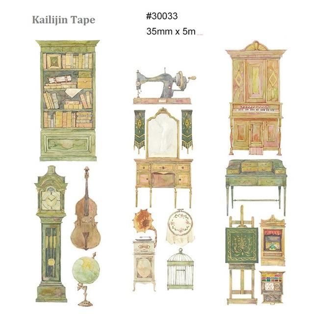 Ruban adhésif décoratif festif avec motif sapin de Noël en feuille d'or - Caches décoratifs pour scrapbooking et travaux manuels - France