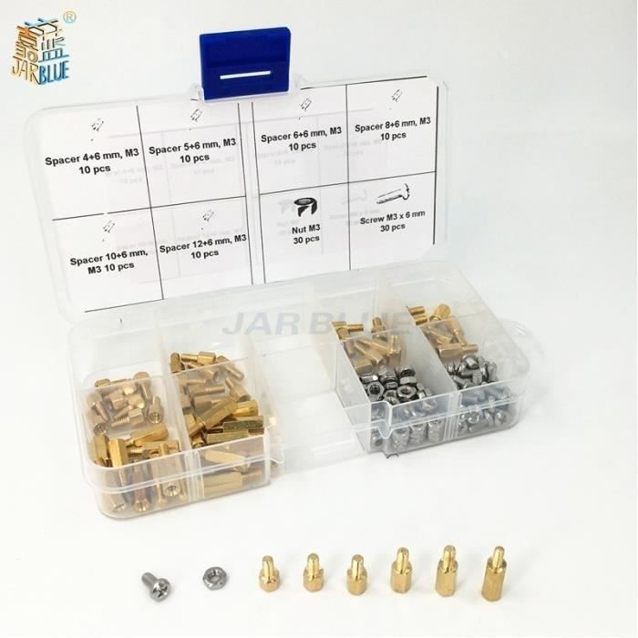 Kit 340 Vis Espacement PC - Carte Mère SSD Disque Dur Ventilateur - CO-RODE
