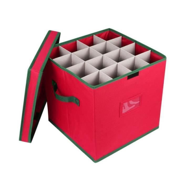 Sac De Rangement Sapin De Noël Étanche 135x38x54cm - Housse Oxford Rouge Avec Fermeture Éclair