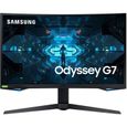 Ecran PC Gamer Incurvé Samsung Odyssey G7 G75T C27G75TQSP 27'' WQHD Dalle VA 1 ms 240Hz HDMI/DP FreeSync-1