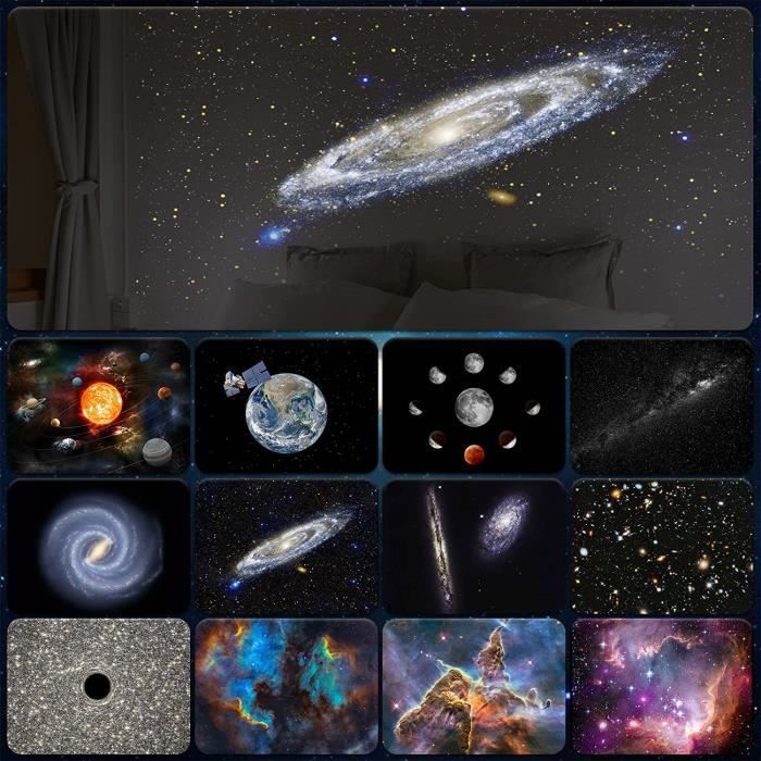 Projecteur Ciel Etoile, Projecteur Galaxie 10 Modes Éclairage Lumiere  Galaxie Plafond, LED Simulation des Vagues Océan avec L[O234] - Cdiscount  Puériculture & Eveil bébé