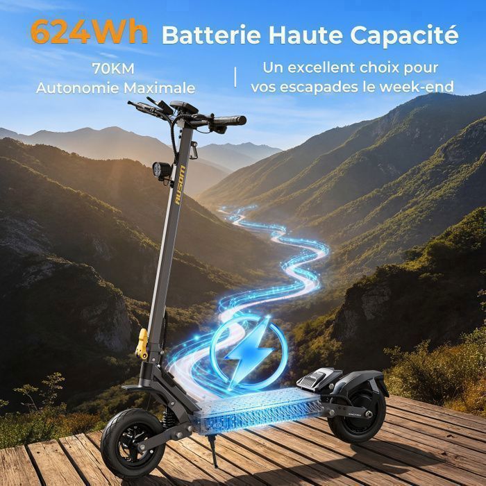 Ausom Gosoul 2 Electric Scooter 10-Inch 1100W