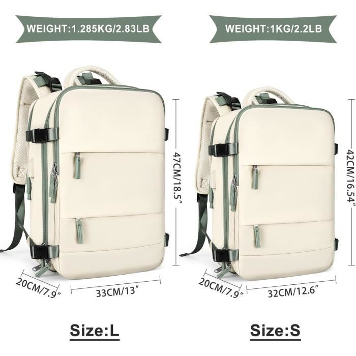 Sac a dos pour femme pour avion Marque inconnue Taille 40 x 20 x 25 Etanche