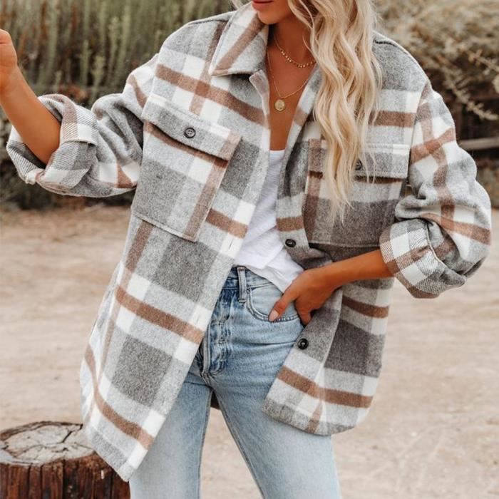 Chemise a carreaux femme oversize best sale