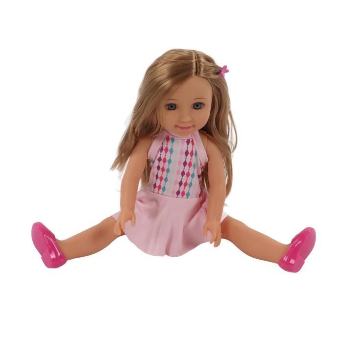 Belle poupee fille en vinyle 15 pouces poupee fille a la mode avec robe pince a cheveux faire semblant de jouet cadeau jeux poupee Cdiscount Jeux Jouets