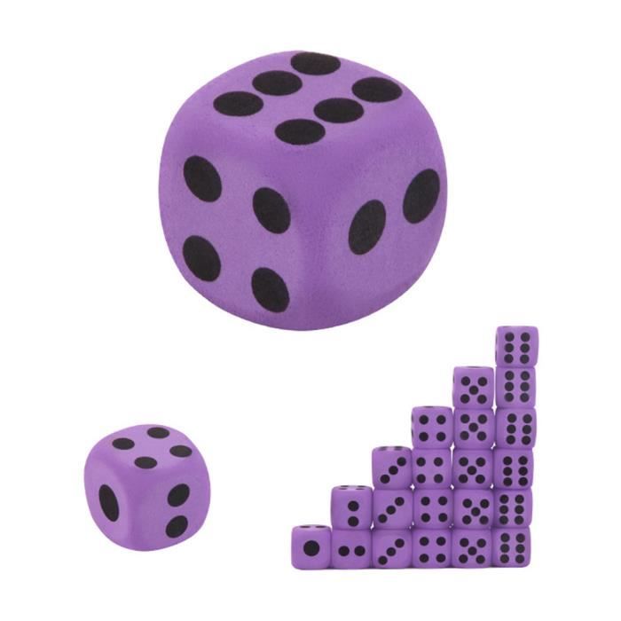 Learning Resources Dés géants en mousse, lot de 12 (LER7699