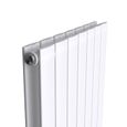 Sogood radiateur pour chauffage central 180x54cm radiateur à eau chaude panneau double couches vertical blanc-2