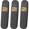 Téléphone fixe sans fil - LOGICOM - DECT ILOA 350 TRIO - Noir - Sans répondeur-2