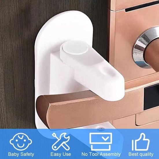 Lot De 6 Protections De Poignée De Porte En PVC, Anti-collision