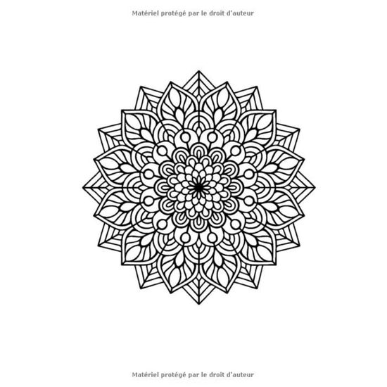 1323 Livre De Coloriage Adultes 100 Mandalas Anti Stress Mandala Adulte Fleurs Et Zen Relaxant 204 Pages Format A4 Cdiscount Jeux Jouets