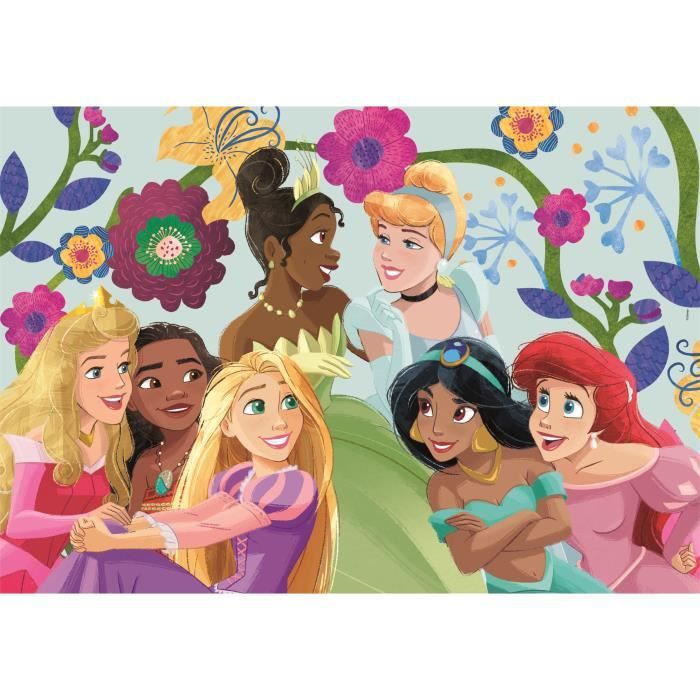CLEMENTONI - 2x60 pièces - Disney Princess - Cdiscount Jeux - Jouets