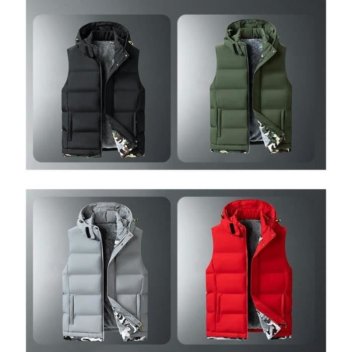 Veste Sans Manches Imperméable XXL Taille 44-46 Avec Capuche - Très Bon état
