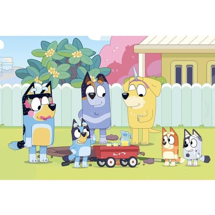 Trefl My Little Pony,Joyeux Univers de Bluey 100 Pièces-Puzzle Coloré ...