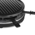 WEASY LUGA60  - Appareil à raclette et grill 4 personnes - 900W - Revêtement anti-adhésif - 30x30cm - Plaque amovible-3