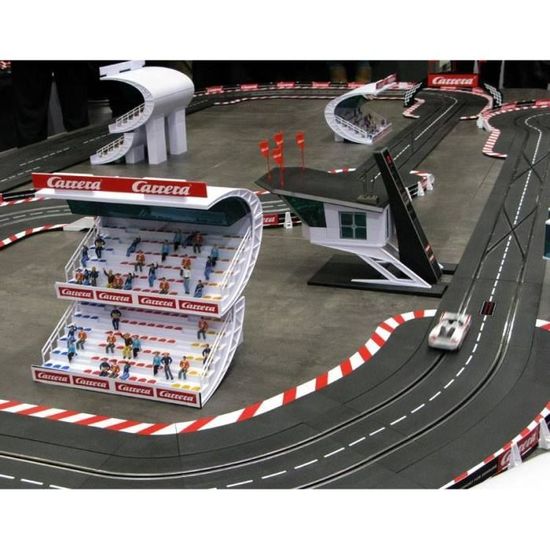 Carrera Deco Bridge 21126 Accessoire de paysage réaliste pour circuit de course de voiture Noir