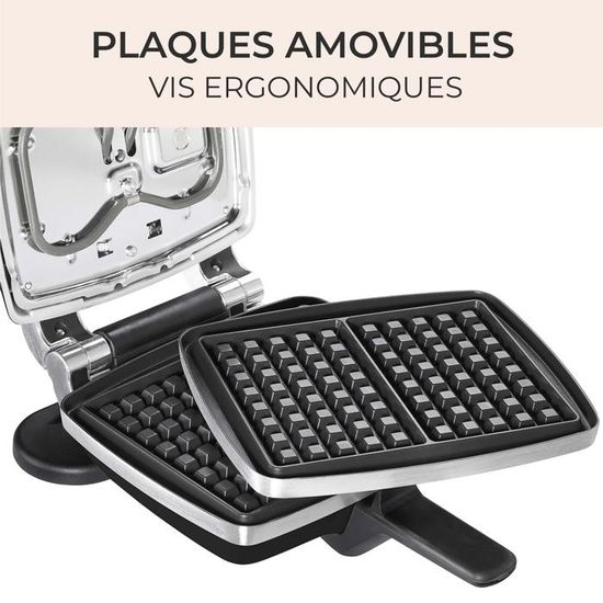 Gaufrier LAGRANGE Super2 – 2 Plaques Incluses (gaufres & Gaufrettes), Fabriqué En France - 3
