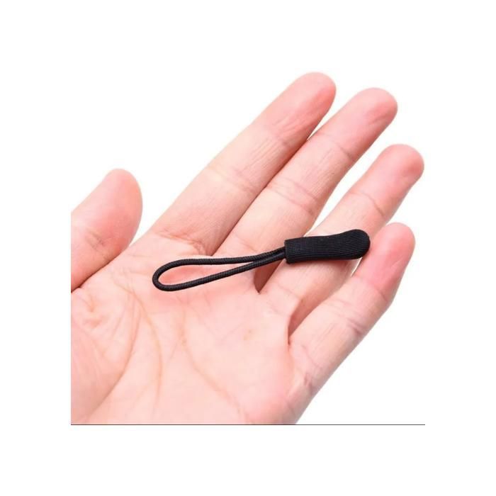 GORGECRAFT 50 Onglets D'Extrémité De Verrouillage De Cordon De Fermeture Éclair - Embouts Plastique Noir Pour Sacs Et Vêtements