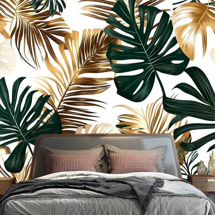 Papier Peint Feuilles Tropicalesnull
