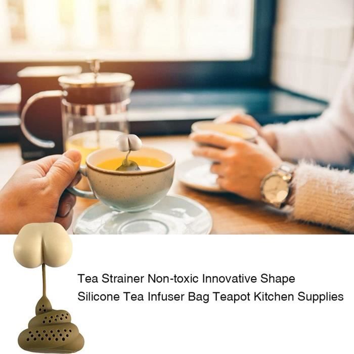 Infuseur de thé,Original Silicone Mignon Animaux Filtre,passoire a  thé,Forme de bébé Dinosaure Boule à Thé,pour thé en Vrac - Cdiscount Maison