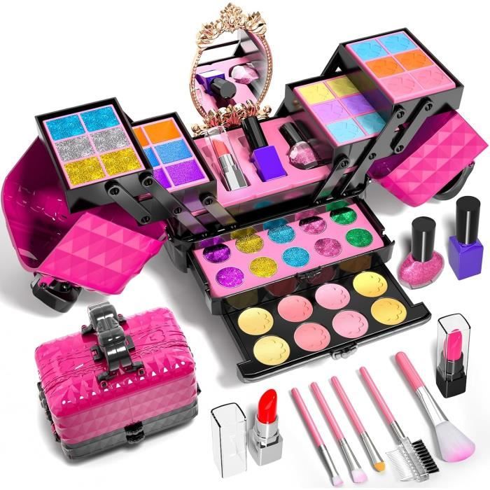 Coffret Maquillage Enfant Jouet Fille Non Toxique Malette Kit de Maquillage Cadeau de Noel Anniversaire Jouet pour Princesse Fille Cdiscount Jeux Jouets