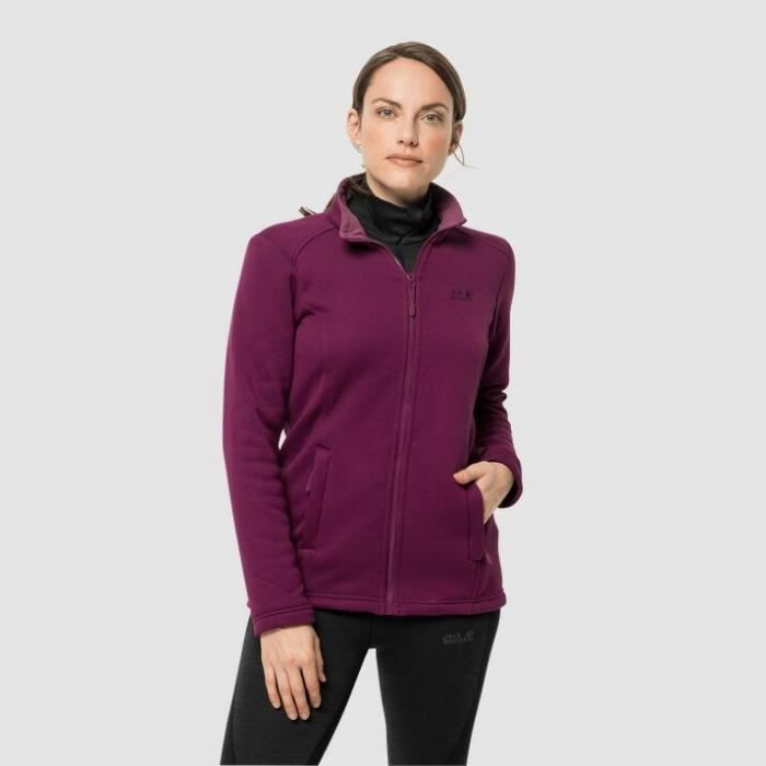 Veste impermeable femme Jack Wolfskin norrland 3in1 violet baie sauvage L Cdiscount Sport
