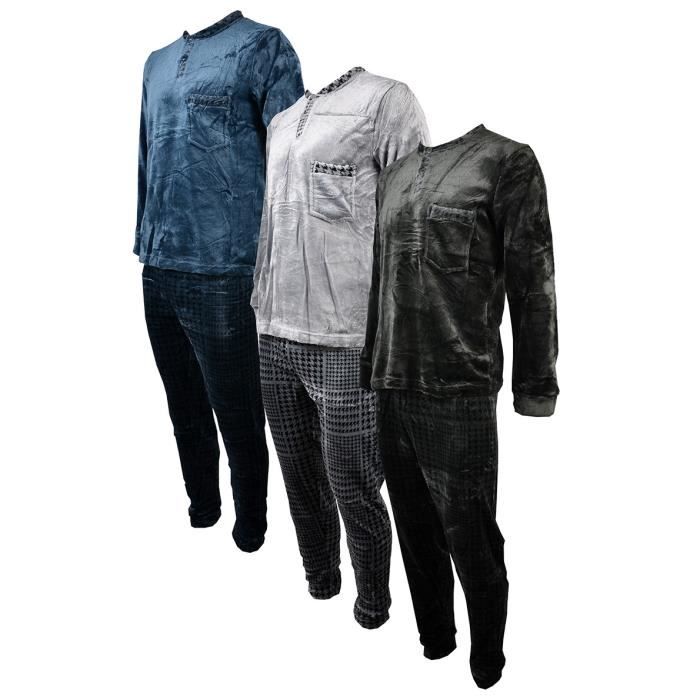 Veste pyjama homme polaire best sale
