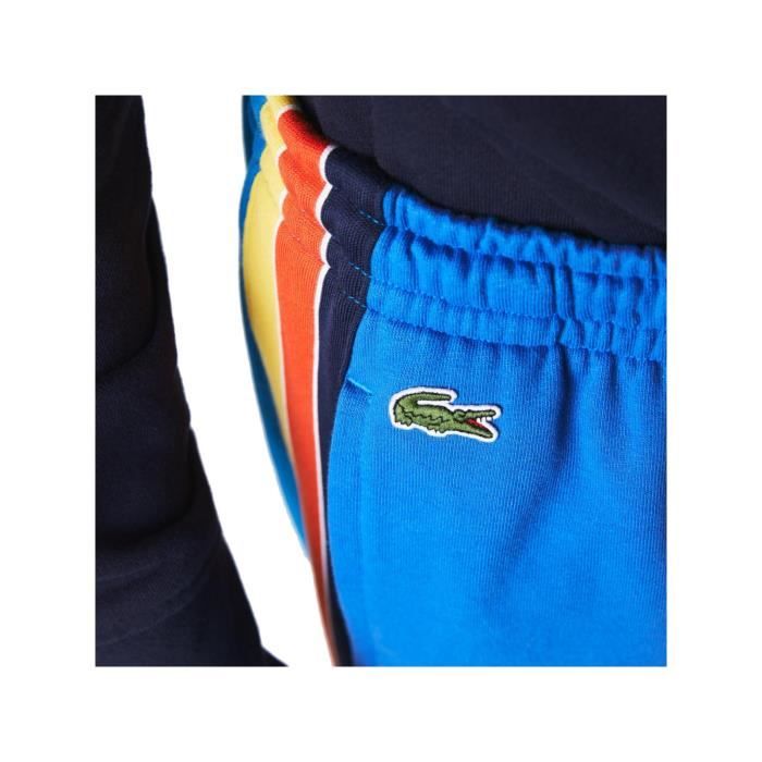 Short lacoste deals bleu et jaune