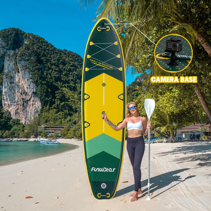 FunWaterPlanche de Paddle Gonflable Antidérapante, Sports Aquatiques — free download